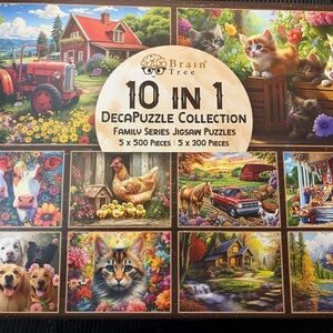 Brain Tree 10 in 1 Jigsaw Puzzle Collection